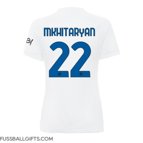 Inter Milan Henrikh Mkhitaryan #22 Fußballbekleidung Auswärtstrikot Damen 2023-24 Kurzarm